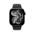 Apple Watch Series 11 GPS,  Black Sport Band, M/L, 46millimetr, Jet Black Aluminium – photo 2