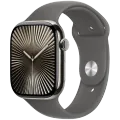 Apple 46mm Sport Band - S/M & M/L for Apple Watch 44/46 mm, Size M/L, Stone Gray – photo 2