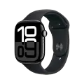 Apple Watch Series 10 GPS, 42millimetr, Jet Black, Black Sport Band, S/M – photo 1