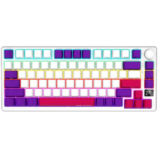 Клавиатура беспроводная игровая Lorgar KBP7075W Wireless Gaming Mechanical Pro White