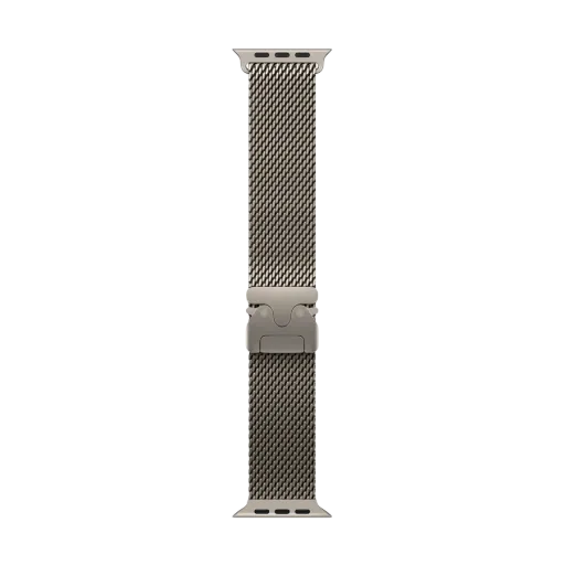 Apple 49mm Milanese Loop Ремінець Milanese Loop Натуральний за Apple Watch 44 mmApple Watch 45 mmApple Watch 46 mmApple Watch 49 mm 44/45/46/49 mm