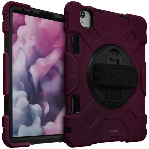 Обложка Smart Folio LAUT SHIELD ENDURO  Темно-красная для iPad Pro 11-inch (4th поколение)/Air (4-го поколения)/Air (5-го поколения)/iPad Pro 11 дюймов (1-го и 2-го поколения)/(3-го поколения)