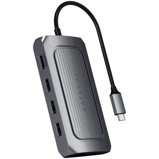 SATECHI USB4 Multiport Adapter, сұр кеңістік