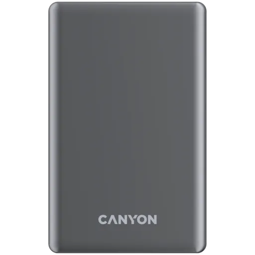 Портативное зарядное устройство CANYON OnPower 510, 10000 мА·ч, Тёмно-серый