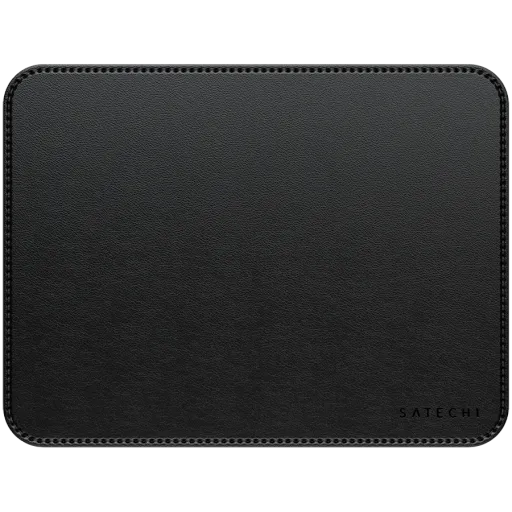 SATECHI Vegan-Leather Premium Mouse Pad, Black