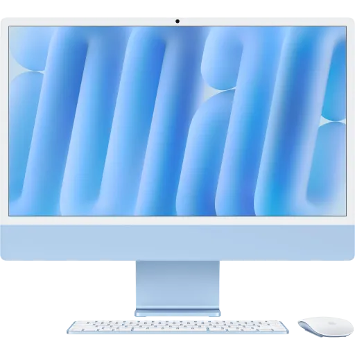 iMac 24" M4, 10C CPU 10C GPU, 24ГБ 512ГБ Твердотільний накопичувач, Синій