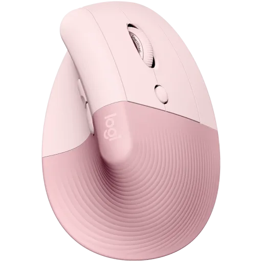 LOGITECH LIFT Vertical Ergonomic Мышь, Rose/Dark Rose