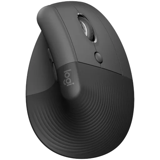Миша LOGITECH Lift Vertical Ergonomic Wireless/Bluetooth Graphite (L910-006473)