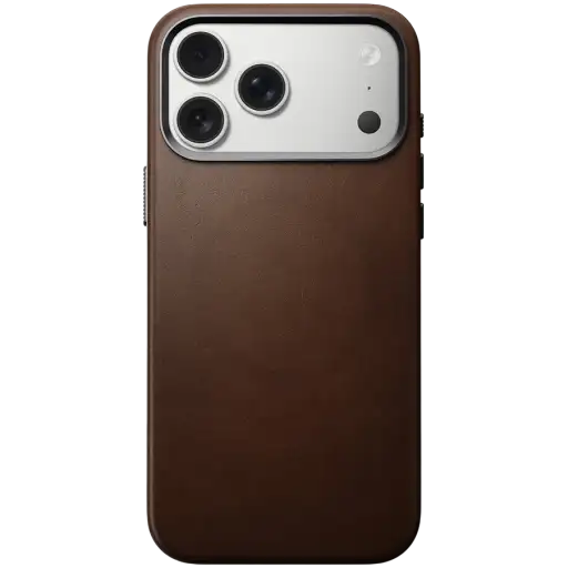 NOMAD Чохол Traditional Leather Case with MagSafe Коричневий для iPhone 17 Pro Max