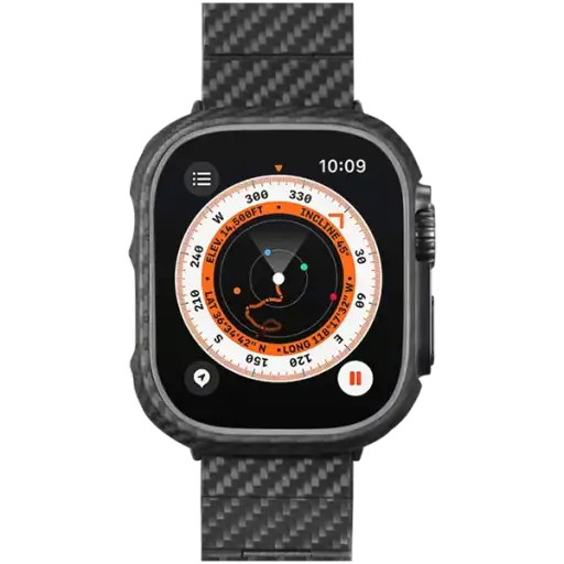 PITAKA Защитный чехол Air Case Чёрный/Серый для Apple Watch Ultra