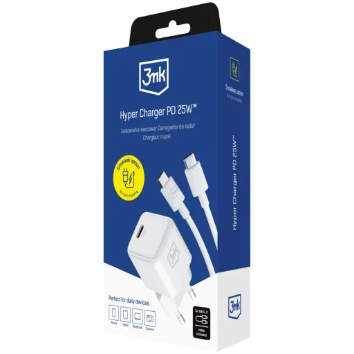 3MK Power Adapter USB-C, 25 W