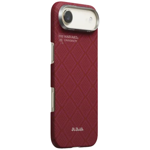 Husă PITAKA Harvard University cu MagSafe pentru iPhone Air, Harvard Crimson