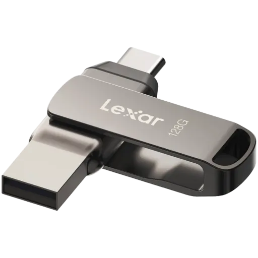 Unitate flash USB Lexar JumpDrive, 128 GB, Gray