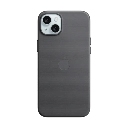 Apple Case FineWoven Case with MagSafe Black for iPhone 15 Plus