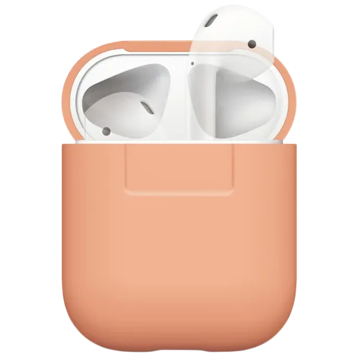 Чохол ELAGO силіконовий  Соковитий персик для AirPods (Gen1/2)