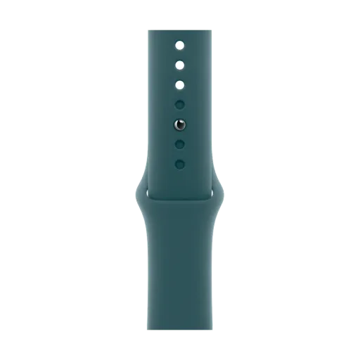 Apple 46mm Sport Band - S/M & M/L Band for Apple Watch 44/46 mm, Size S/M, Lake Green