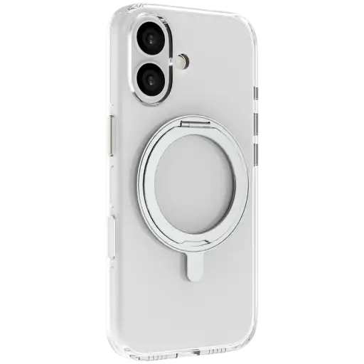 Чехол iLera MagStand прозрачный для iPhone 17