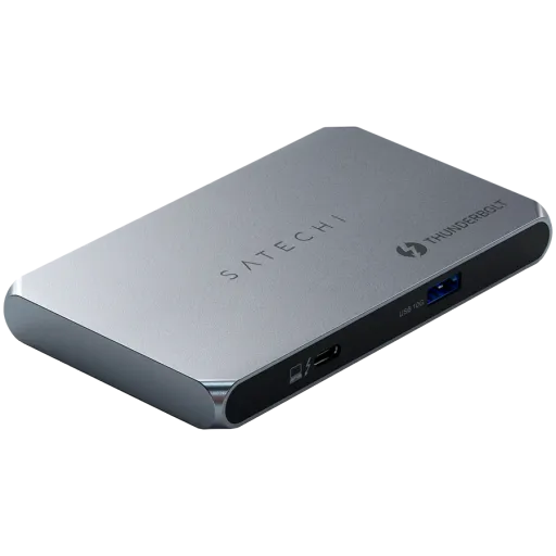 SATECHI  Multiport Adapter THUNDERBOLT 4 SLIM HUB Silver