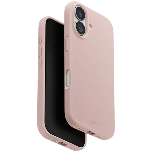 Чехол UNIQ AirSuit с MagSafe для iPhone 17, Glossy Clear/White