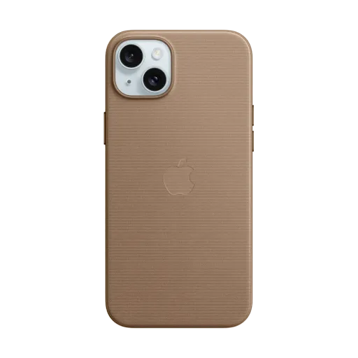 Apple Case FineWoven Case with MagSafe Taupe for iPhone 15 Plus