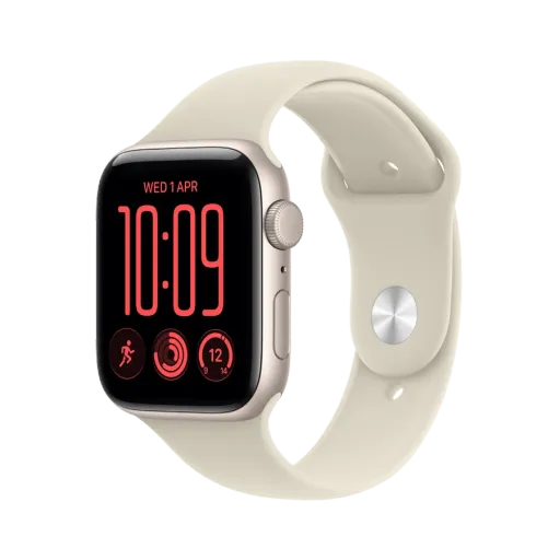 Apple Watch SE GPS Gen.3,  Sand Sport Band, M/L, 40mm, Starlight