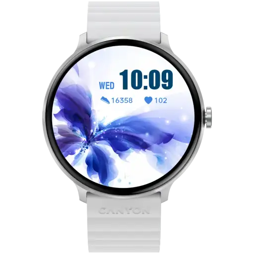 CANYON Jacky SW-69 (1.30", 360x360, 128 МБBluetooth 5.1) White/Blue