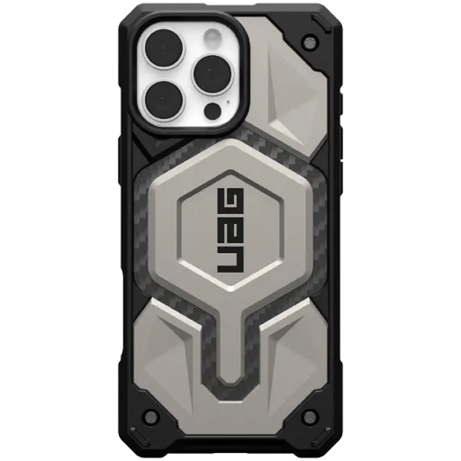 Чехол UAG Monarch Pro с MagSafe для iPhone 16 Pro Max, Титан