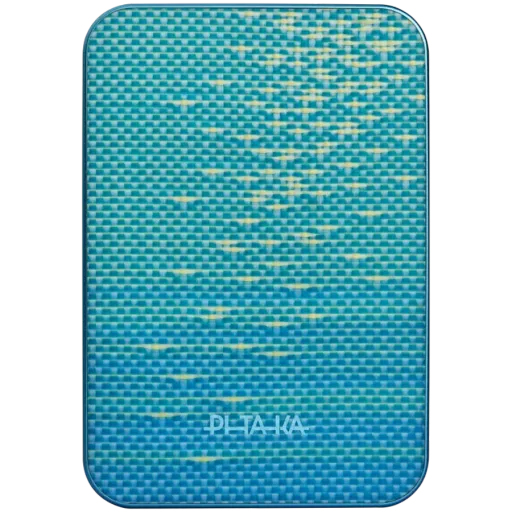 Baterie externă PITAKA Qi 2, 5000 mAh, Lucid Blue