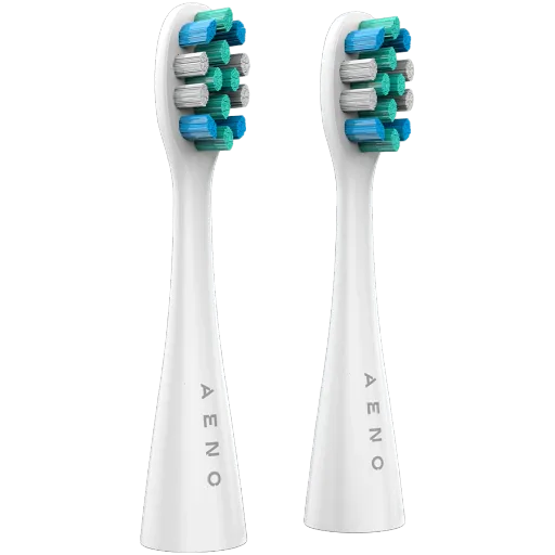 AENO  за AENO DB7/DB8 toothbrushes, БілийЗмінні насадки для зубних щіток, щетина Dupont, 2шт в наборі