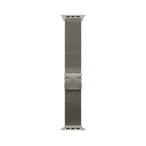 Apple 49mm Milanese Loop Ремінець for Apple Watch 44/45/46/49 mm, Size M, Натуральний