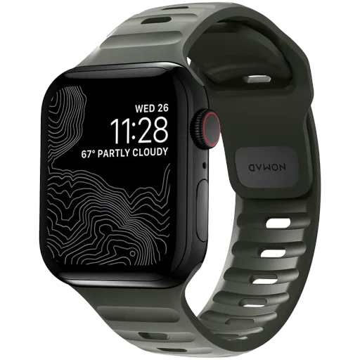 Band NOMAD Sport Strap for Apple Watch, 42/44/45 mm, Green