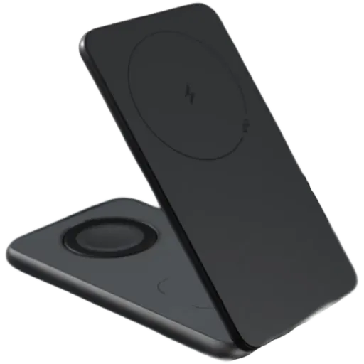 Беспроводное зарядное устройство VLP Alum Power 3-в-1,15 Вт, Тёмно-серый