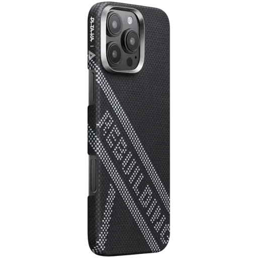 Husă PITAKA Re-TROS Tactile Woven cu MagSafe pentru iPhone 16 Pro, Rebuilding