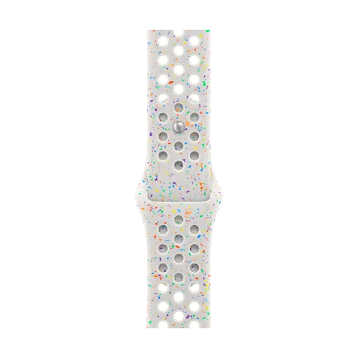 Apple Nike Sport Band for Apple Watch 44/46 mm, Size S/M, Pure Platinum