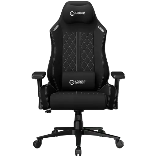 Игровое кресло LORGAR CHA 41, Чёрный/Белый