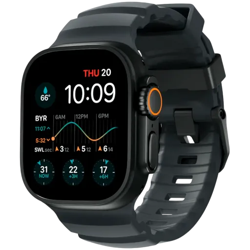 NOMAD Rocky Point Band Ремешок для Apple Watch 42/44/45/46/49 mm, Storm/Natural