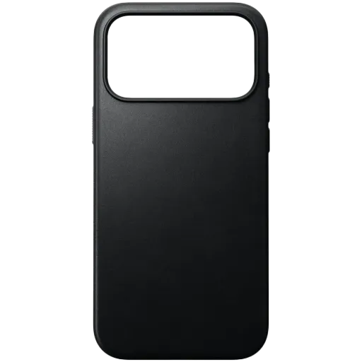 NOMAD Case Modern Leather Case with MagSafe Black for iPhone 17 Pro