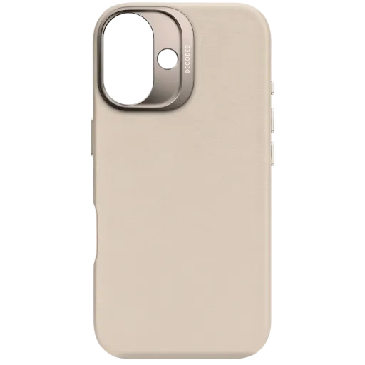 DECODED Case Leather Case with MagSafe Clay for iPhone 16