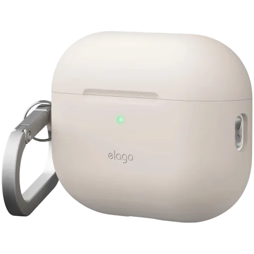ELAGO Чохол Silicone Hang case  Бежевий для AirPods Pro (Gen3)