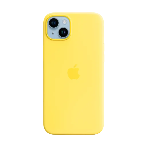 Силиконовый чехол Apple с MagSafe для iPhone 14 Plus, Canary Yellow