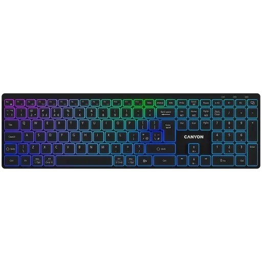 CANYON HKB-W11 Keyboard, United Kingdom/US English