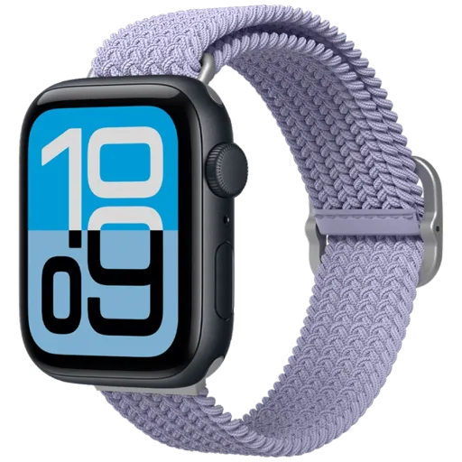RHINOSHIELD Braided Strap Бауды ұзарту үшін Apple Watch 42/44/45/49 mm, күлгін