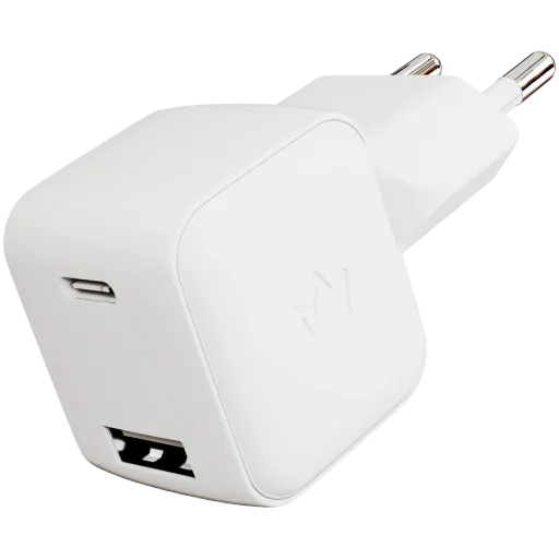 Power Adapter VLP 2*USB/USB-C, 20 W