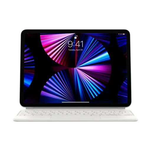 Чехол-клавиатура для планшета Apple Magic Keyboard for iPad Pro 11-inch (3rd generation) and iPad Air (5th generation) - White - Ukrainian (MJQJ3UA/A)