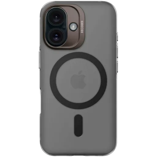 DECODED Case Coque Plastique Recycle with MagSafe Black for iPhone 16