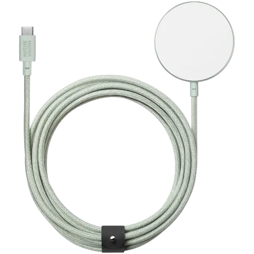 Încărcător wireless NATIVE UNION cu MagSafe, 15 W, Lighting Green