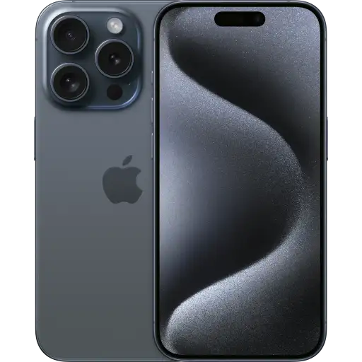 iPhone 15 Pro, 128 ГБ, бу, Blue Titanium