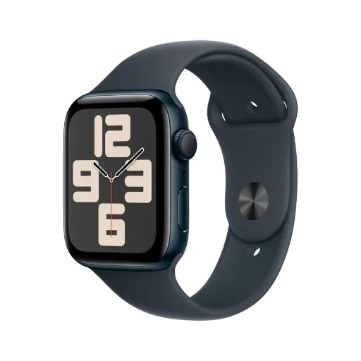 Apple Watch SE GPS Gen.2 + Cellular (2024) Midnight Sport Band, S/M, 44mm, Midnight