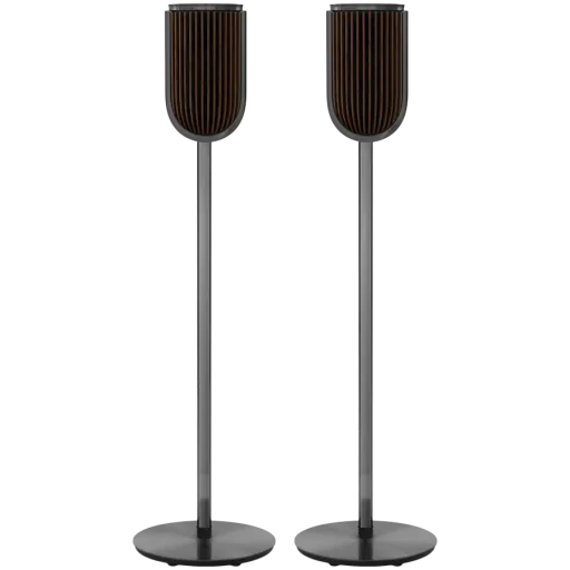Beolab 8 AV System Black Anthracite/Dark Oak Floor Stand