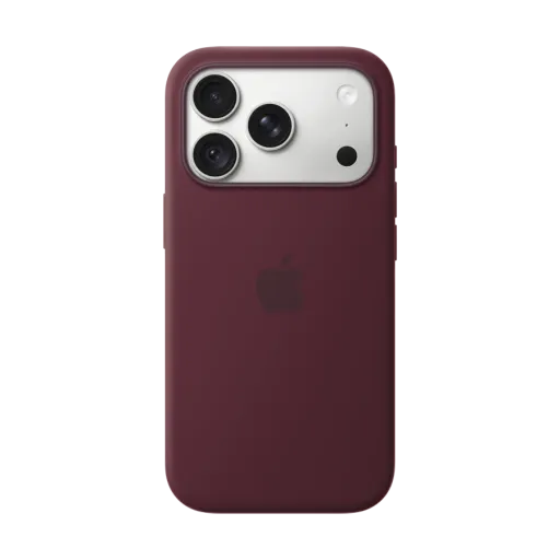Apple Պատյան Silicone Case հետ MagSafe Մուգ կարմիր for iPhone 18 Pro
